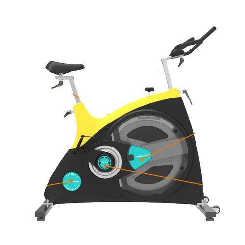 Black Commercial Exercise Bike