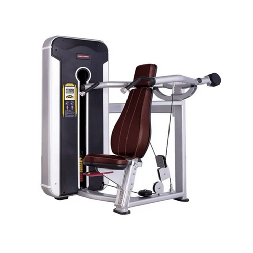 Shoulder Press Machine - Commercial Use, Adjustable Red Seat | 1-Year Warranty, Manual Operation, Targeted Shoulder Exercise