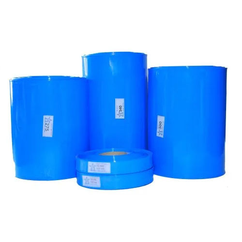 Blue Pvc Heat Shrink Sleeve For Lithium Battery