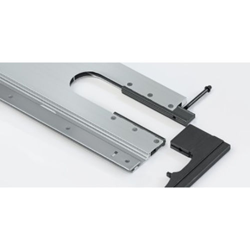 Silver Aluminum Profile For An Extended Useful Life