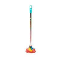 Choke Remover Medium - Rubber And Metallic Rod | Easy To Use For Bathroom, Sink, And Toilet Choke Removal, User-friendly Design
