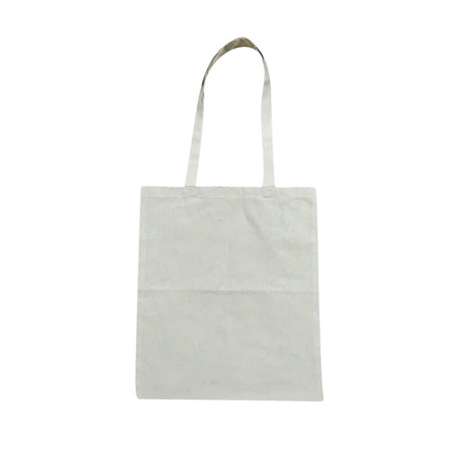 White Plain Cotton Jhola Bag