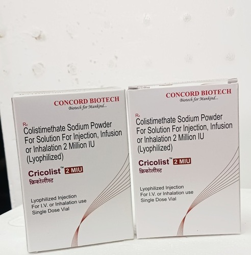 COLISTIMETHATE SODIUM FOR INJECTION CRICOLIST 2MIU