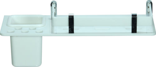 Acrylic Shelf With Tumbler Holder