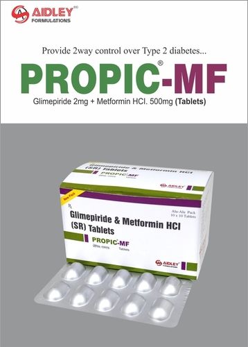 Tablet Glimepiride 2mg + Metformin 500mg SR