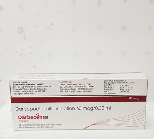 DARBEPOETIN ALFA INJECTION DARBECON 60MG