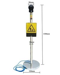 Human Body Static Discharge Pole Dp 02 - Esd Compliant, 1.5m Height | Ideal For Paint Manufacturing, Gas Stations, And Oil Depots