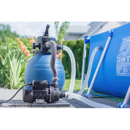 Blue Swimming Pool Sand Filter