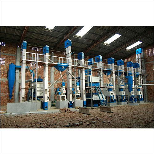 Automatic 8 Ton Rice Whitener Plant