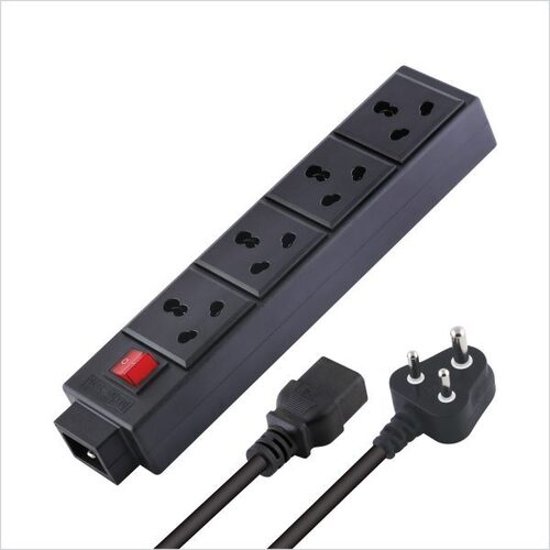 Mx 4 Outlet Indian Standard 15 Amp Power Strip With Master Switch