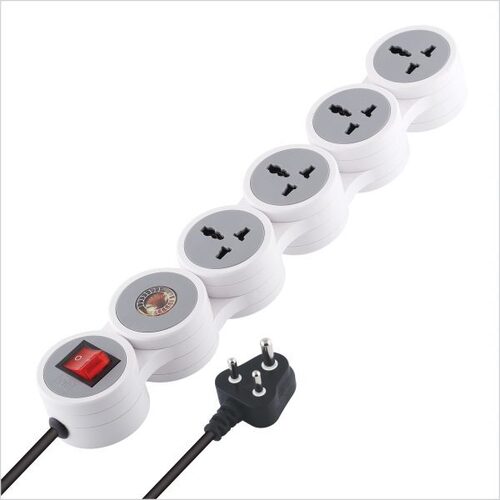 Mx 4 Outlet Universal Sockets Snake Surge Protector & Spike Guard With 15 Amp Master Switch 1.5