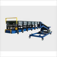Container Loading Conveyor System - Pvc/rubber Material, 20-40 Feet Length, Blue Color | Semi-automatic, Heat Resistant, Flat Belt Design