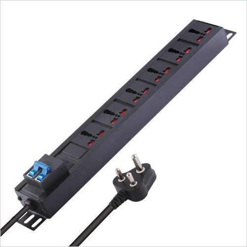 एमएक्स 6 आउटलेट यूनिवर्सल सॉकेट 15 एएमपी चाइल्ड सेफ्टी शटर के साथ डुअल पोल एमसीबी 15 एएमपी वॉल माउंट डेस्क माउंट हैवी ड्यूटी 1.5 एमटीआर पावर कॉर्ड के साथ