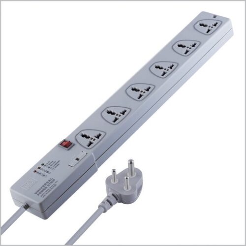 Mx Power Strip With 6 Universal Socket, Master Switch, Power Indicator ...