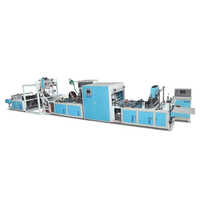 Fully Automatic Non Woven Bag Making Machine - Color: Blue