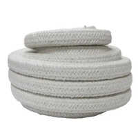 Ceramic Fiber Rope - Various Diameters & Customizable Lengths | High-temperature Sealing, Fire-resistant, Flexible, Durable, Smooth Woven Texture