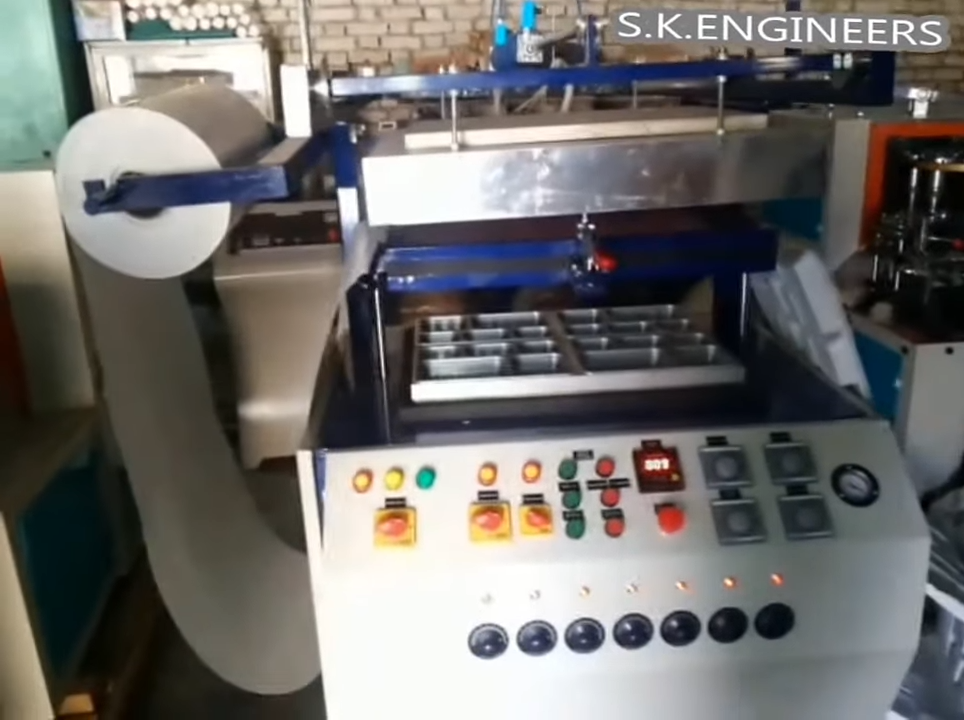 THERMOFORMING GLASS PLATE MACHINE URGENT SELL 3000 pcs/hr