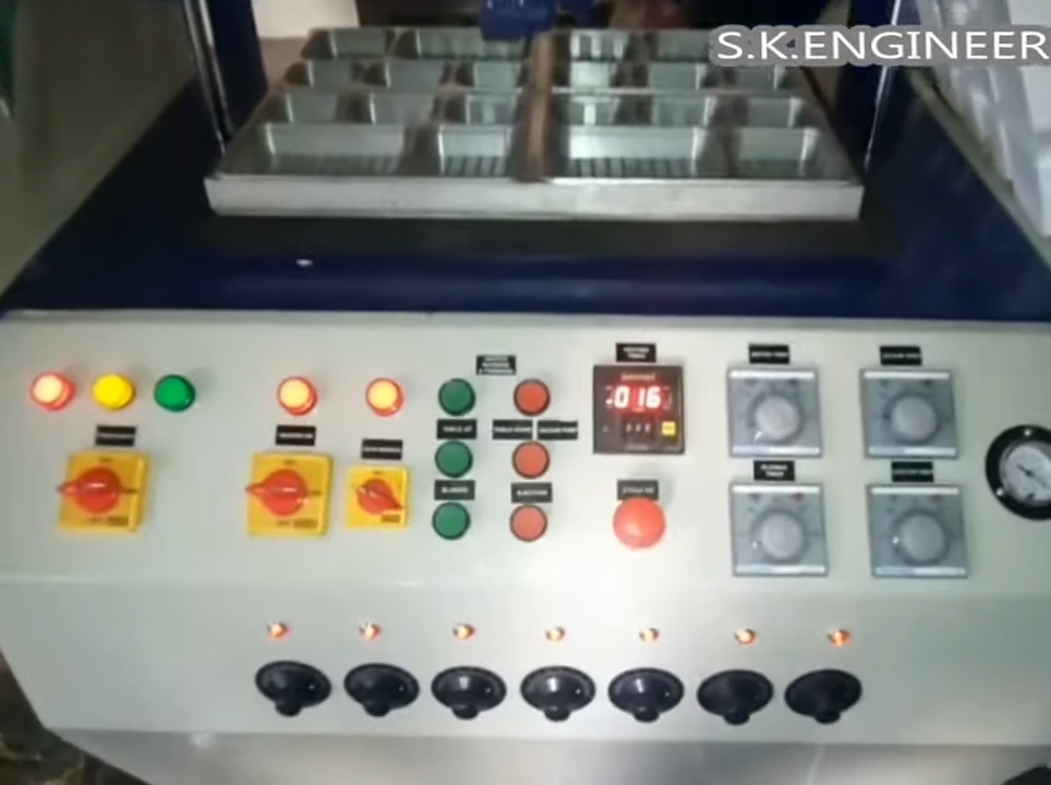 THERMOFORMING GLASS PLATE MACHINE URGENT SELL 3000 pcs/hr