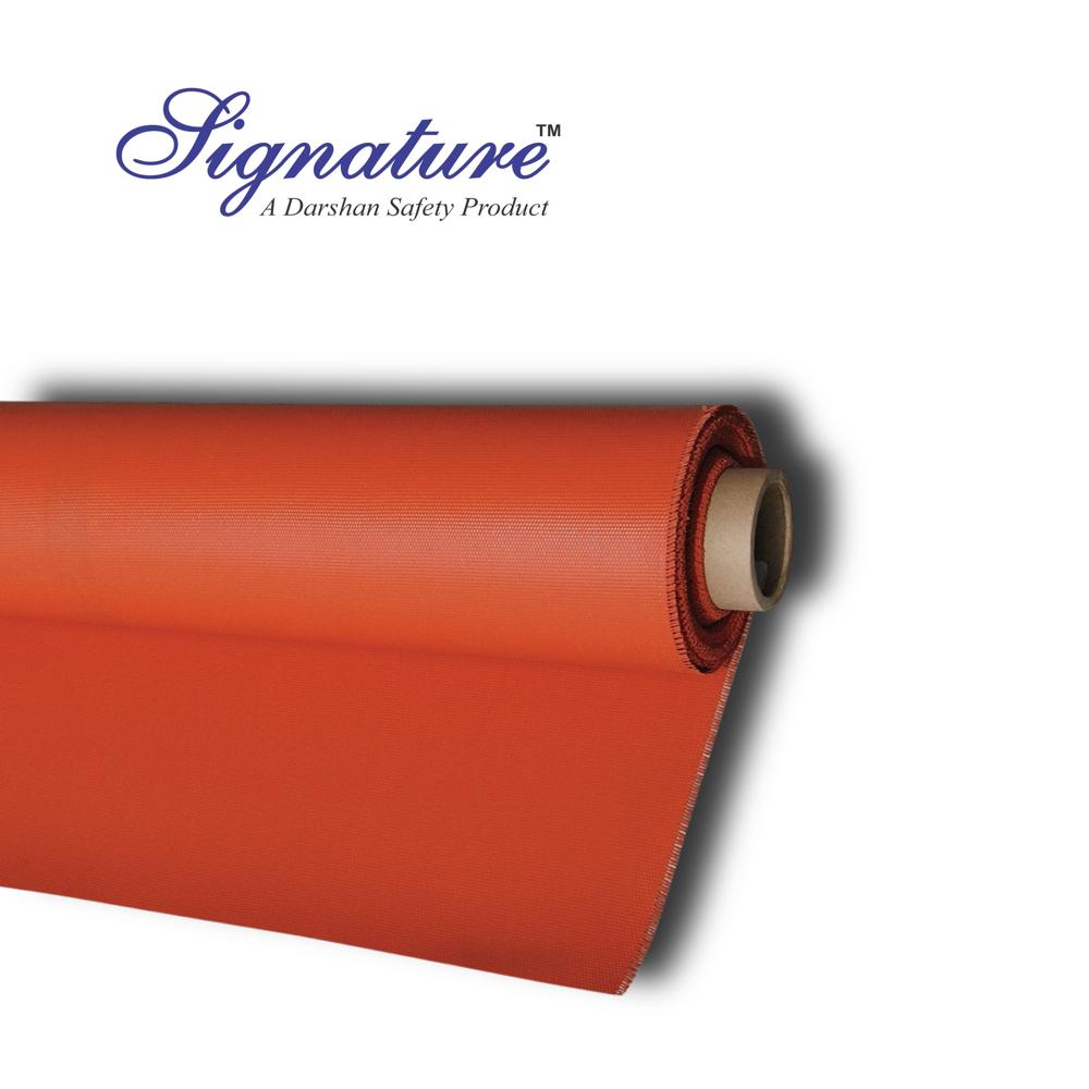 Signature Heat Insulation Silicone Rubber Coated Fiberglass Cloth - Color: Gray