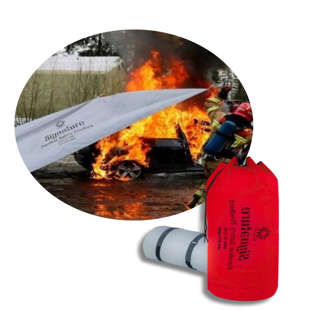 Car Fire Blanket - Feature: An Essential Safety Tool For Garages
