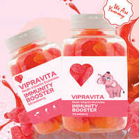 Straberry Flavour Vipravita Multi Vitamin Gummies For Immunity Booster