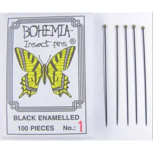 Entomological Pin (Imported) - Steel 3 inches Long | Ideal for Industrial Specimen Mounting and Display in Entomology Studies