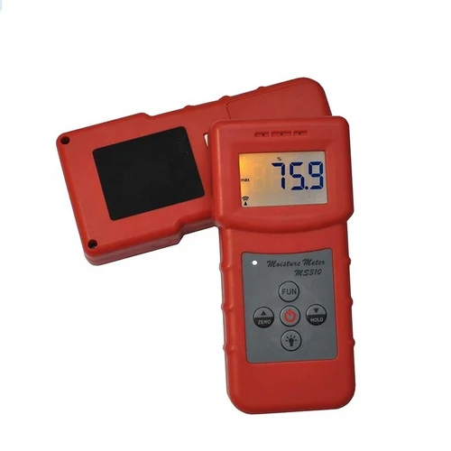 Textile Moisture Meter - Plastic Body, Digital Display | Battery Powered for Accurate Cotton Measurement
