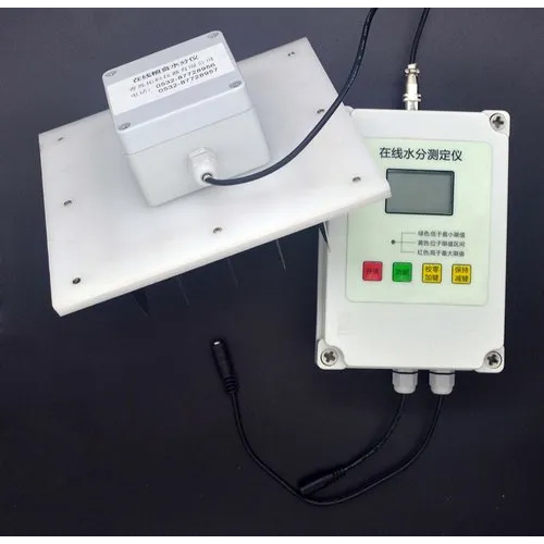 Online Moisture Meter - Plastic Construction Digital Display | Electric Power Supply for Accurate Readings