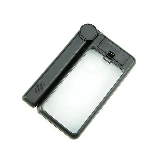 Black Handheld Foldable Magnifying Glass