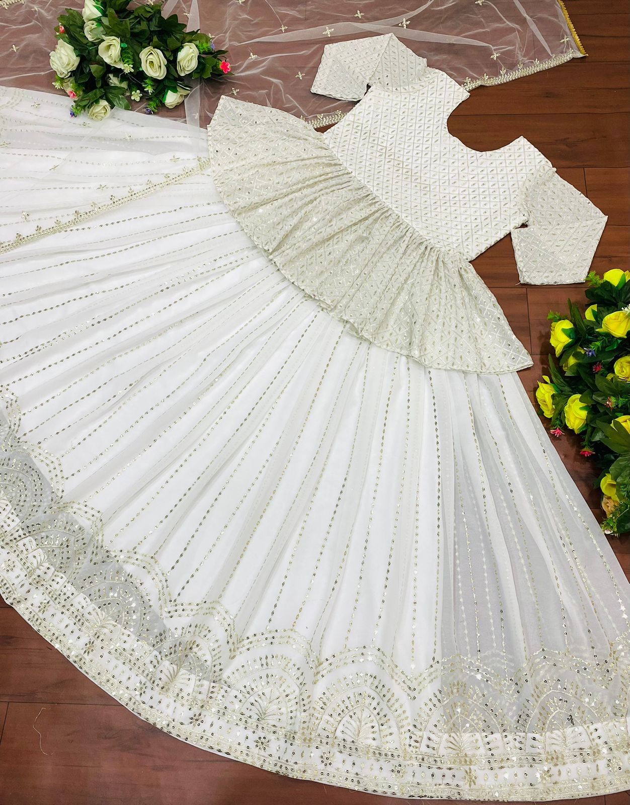 Women Designer Siqwans Kediya Lehenga With Dupatt Set