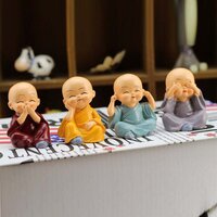 baby buddha 4Pc and show piece used for house office and official decorations etc (4781)