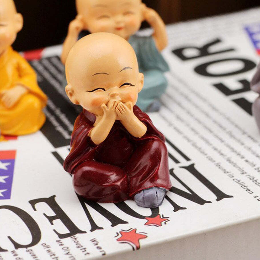baby buddha 4Pc and show piece used for house office and official decorations etc (4781)