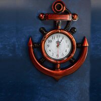 Anchor Wall Clock For Home (4931) - Multi-colored, 30x5x32 Cm | Perfect Addition For Living Rooms, Bedrooms, Or Offices