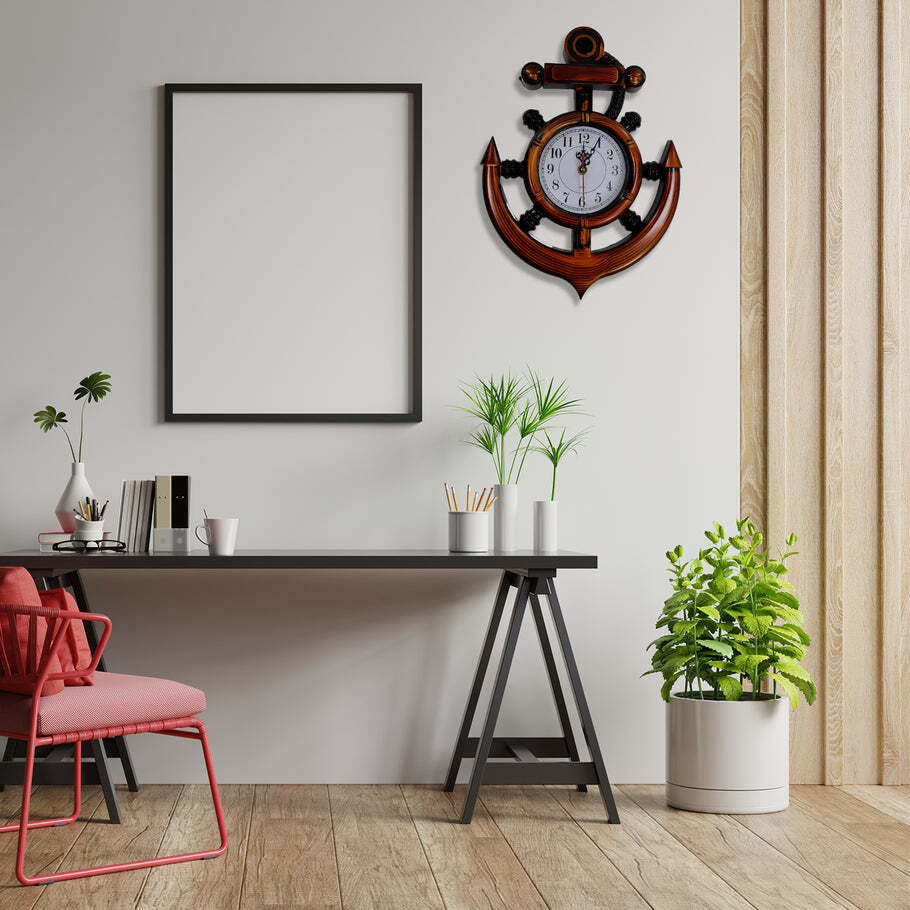 Anchor Wall Clock for Home (4931)