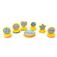 Unique Different Shape Stamps 7 pieces for Kids Motivation and Reward Theme Prefect Gift for Teachers Parents and Students (Multicolor) (4802)