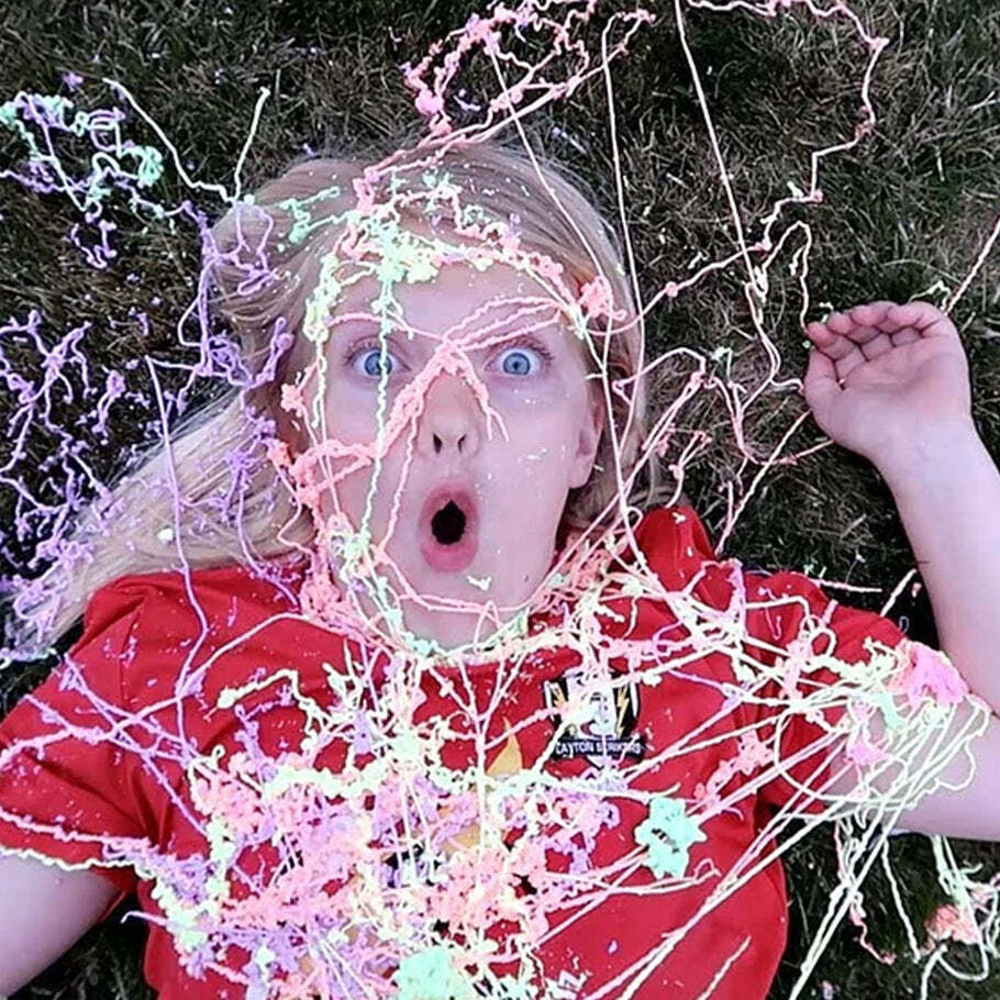Party Crazy Ribbon Spray used while doing parties and get-together celebrations and can be used by all kinds of people (8082)