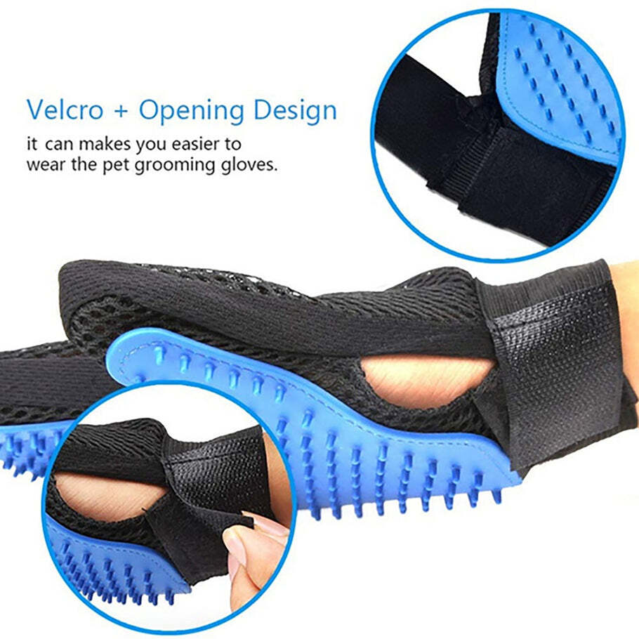 Pet Hair Remover Glove and Self Cleaning Fur Remover (4681)