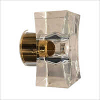 Glass Perfume Bottle Cap - Glass Material, Various Sizes, Golden Color, Square Design, Pull-push Type, Worm Embossed Finish, Suitable For Bottles