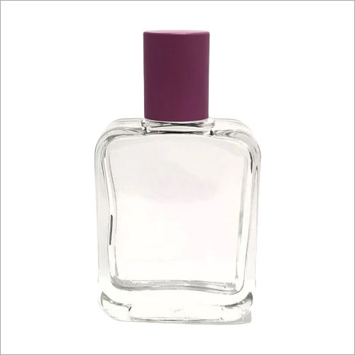 White 50L Square Glass Bottle