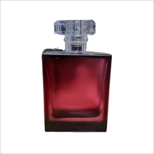 Red 50Ml Glass Perfume Bottle