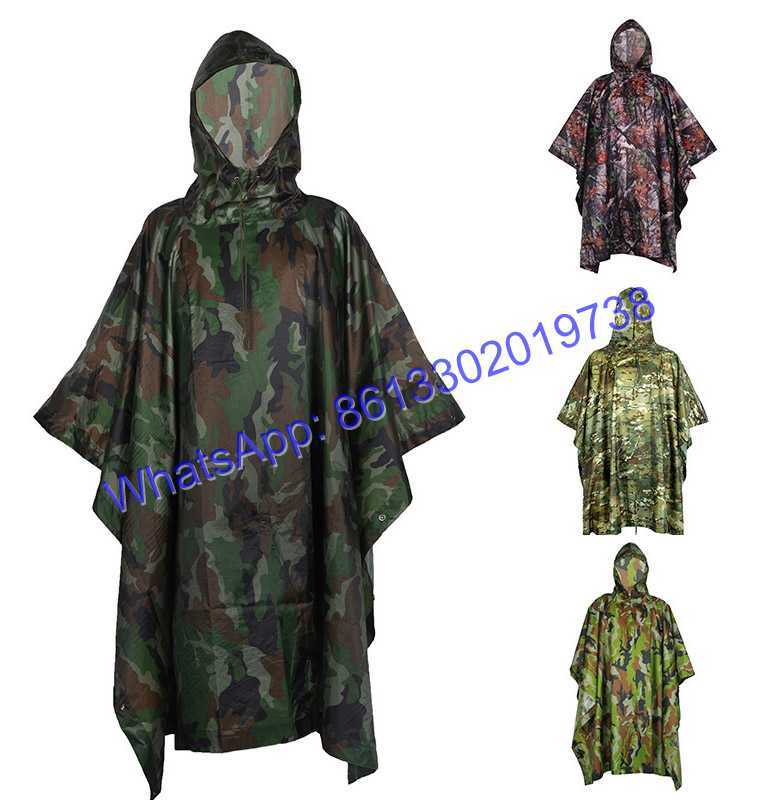 Military Polyester Oxford Nylon Poncho