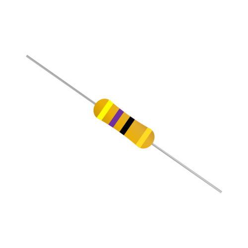 47 Ohm 1/4 Watt Resistor