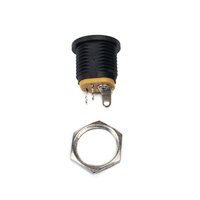 Female Dc Power Jack Socket 2.1 X 5.5mm Panel Mount