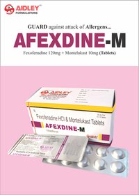 Fexofenadine 120mg  Montelukast 10mg
