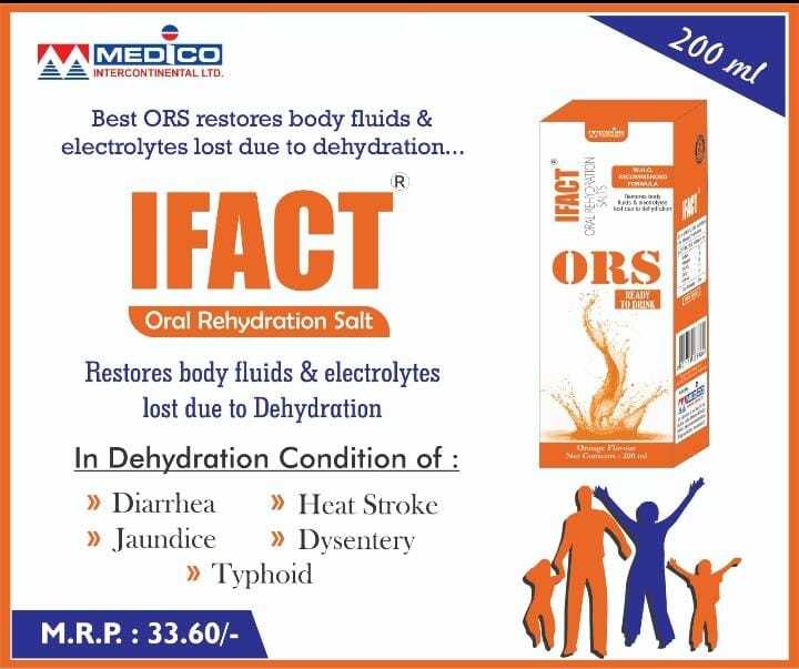 ORS LIQUID 200 ML - ORANGE FLAVOR