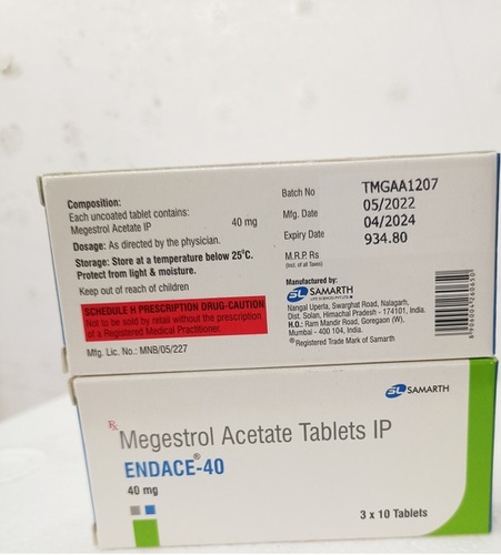 MEGESTROL ACETATE TABLETS ENDACE 40MG