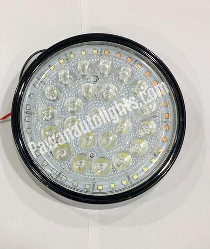 Led Headlight Assembly Bajaj Compact Single - Color: Black And White