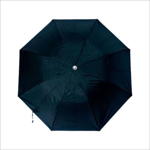 Black Silver 2 Fold Umbrella