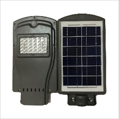 Black Solar Powered Street Light