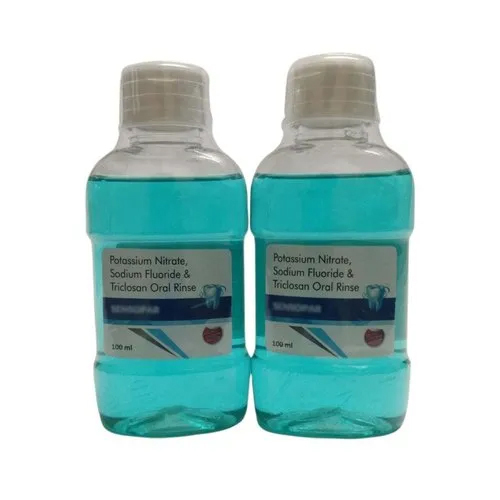 Potassium Nitrate Sodium Fluoride and Triclosan Mouthwash
